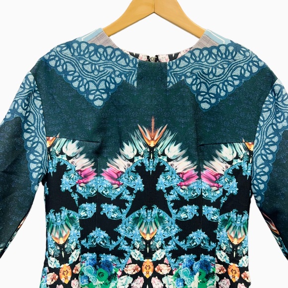 Sister Jane Blue Kaleidoscope Print Mini Dress - Picture 3 of 8